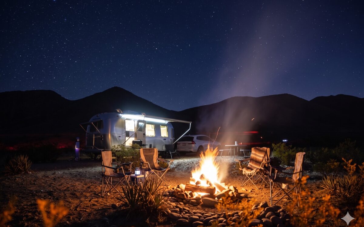 Airstream under the stars, RVshare
